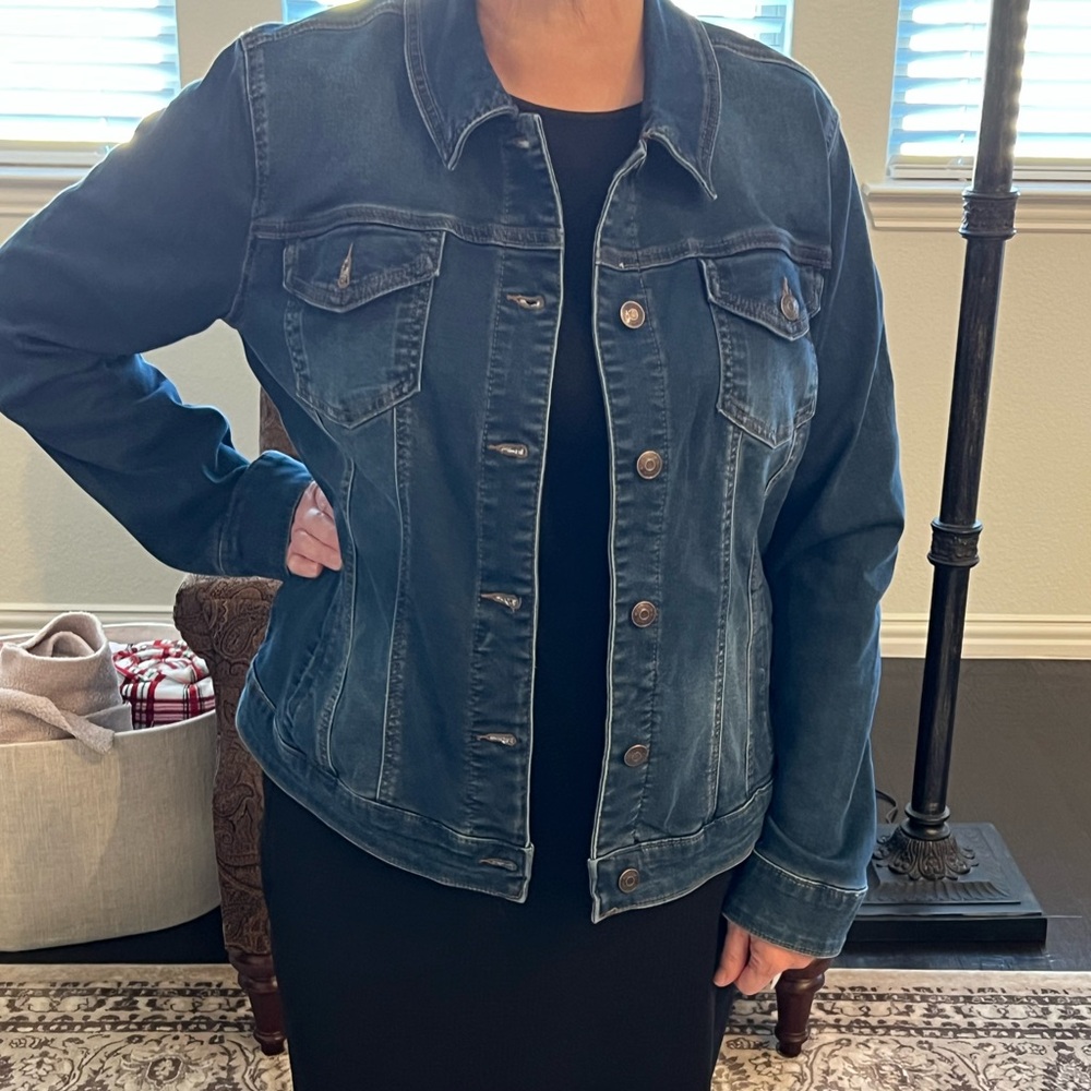 Classic Blue Denim Jacket for Women